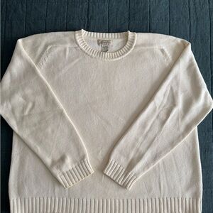 St. John's Bay Cream Knit Sweater Size XL